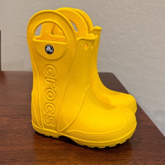 CROCS Other - CROCS Toddler Bright Yellow Rain Boots